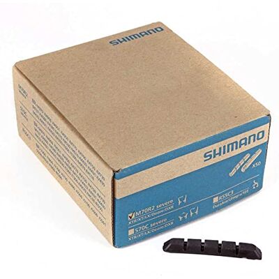 SHIMANO M70 R2 Bremsgummi Schwarz Einheitsgröße SHIMANO M70 R2 Bremsgummi Schwarz Einheitsgröße