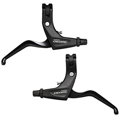 SHIMANO Bremshebel DEORE BL-T611 Paar Schwarz Inkl. Zug und Hülle, EBLT611PAL1 SHIMANO Bremshebel DEORE BL-T611 Paar Schwarz Inkl. Zug und Hülle, EBLT611PAL1