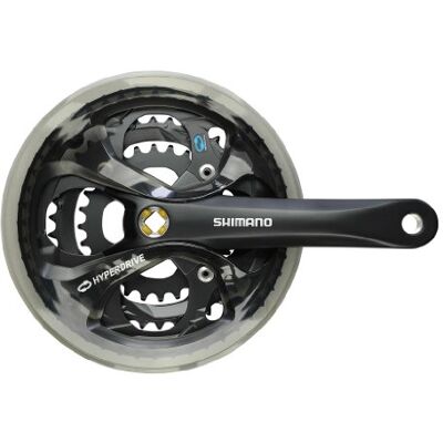 SHIMANO Kliková souprava ACERA Trekking FC-M361 čtyřhran 7/8krát, černá, 175 mm a 48-38-28 zubů, E-FCM361E888CL SHIMANO Kliková souprava ACERA Trekking FC-M361 čtyřhran 7/8krát, černá, 175 mm a 48-38-28 zubů, E-FCM361E888CL