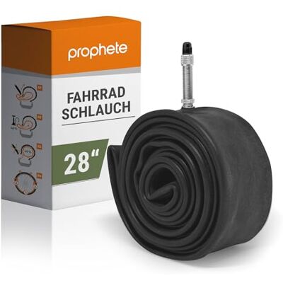 Prophete Duše na jízdní kolo, 28" ventilek Dunlop, 28 x 1,75 x 2 (47-622), skupinová hadice, pro městská a trekkingová kola, barva černá Prophete Duše na jízdní kolo, 28" ventilek Dunlop, 28 x 1,75 x 2 (47-622), skupinová hadice, pro městská a trekkingová kola, barva černá
