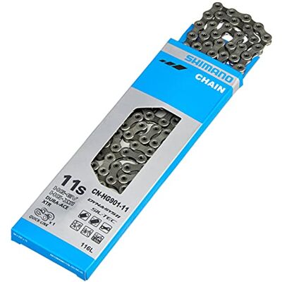 SHIMANO Řetěz na kolo CN-HG901, stříbrný, 116 článků, I-CNHG90111116Q SHIMANO Řetěz na kolo CN-HG901, stříbrný, 116 článků, I-CNHG90111116Q