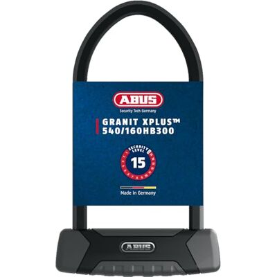 ABUS Zámek na kolo 540 Granit X-Plus U-lock, černá / šedá, 11179 (bez držáku) ABUS Zámek na kolo 540 Granit X-Plus U-lock, černá / šedá, 11179 (bez držáku)