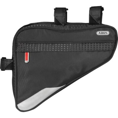 ABUS Brašna na kolo ST 2250, černá, 23,5 × 19,5 × 5 cm, 8469 Taška na rám s vodoodpudivým materiálem, háčky na klíče, pro kombinace řetězů zámku do 110 cm ABUS Brašna na kolo ST 2250, černá, 23,5 × 19,5 × 5 cm, 8469 Taška na rám s vodoodpudivým materiálem, háčky na klíče, pro kombinace řetězů zámku do 110 cm
