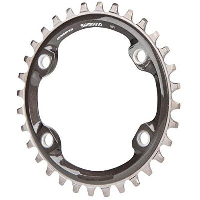 SHIMANO MTB-Kettenblatt FC-M8000 Schwarz/Silber, 96/64 mm, 11-Fach, 32 Zähne SHIMANO MTB-Kettenblatt FC-M8000 Schwarz/Silber, 96/64 mm, 11-Fach, 32 Zähne