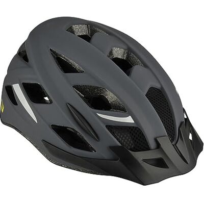 Fischer Cyklistická helma pro dospělé, cyklistická helma, městská přilba Urban Levin, S/M, 52-59 cm, šedá, s osvětleným systémem vnitřního kroužku Fischer Cyklistická helma pro dospělé, cyklistická helma, městská přilba Urban Levin, S/M, 52-59 cm, šedá, s osvětleným systémem vnitřního kroužku
