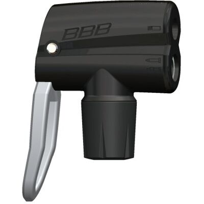 BBB BFP-93 CyclingDualHead 2 náhradní hlavice čerpadla pro všechny stojanové pumpy Bike pump accessories, černá BBB BFP-93 CyclingDualHead 2 náhradní hlavice čerpadla pro všechny stojanové pumpy Bike pump accessories, černá
