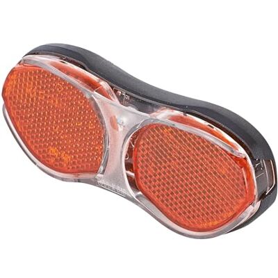 Prophete LED zadní světlo na jízdní kolo, pro nosič, LED zadní světlo pro nosič, montážní šířka 50–80 mm, kompatibilní s nábojem a bočními dynamem, 2vodivá přípojka Prophete LED zadní světlo na jízdní kolo, pro nosič, LED zadní světlo pro nosič, montážní šířka 50–80 mm, kompatibilní s nábojem a bočními dynamem, 2vodivá přípojka