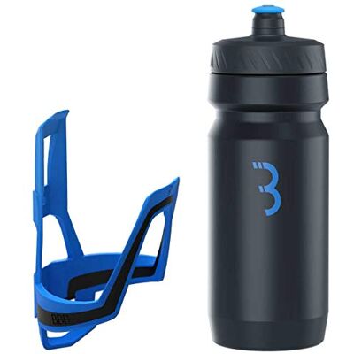 BBB Cycling držák na láhev jízdní kolo Combo Fueltank láhev na vodu BBC-03C, modrá černá / černá modrá, 550 ml BBB Cycling držák na láhev jízdní kolo Combo Fueltank láhev na vodu BBC-03C, modrá černá / černá modrá, 550 ml