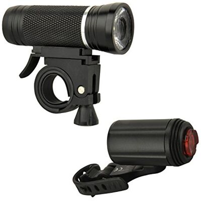Fischer Unisex LED sada svítidel 30/15 Lux Alu LED sada světel, černá, jednotná velikost, 85348 Fischer Unisex LED sada svítidel 30/15 Lux Alu LED sada světel, černá, jednotná velikost, 85348