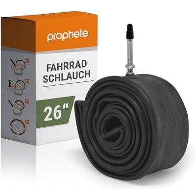 Prophete Duše na jízdní kolo s ventilem Sclaverand, vhodná pro 26 x 1,75 až 26 x 2,125 palců, ETRTO: (47-559,50-559,54-559,57-559,47-599,50-599,57-599) Prophete Duše na jízdní kolo s ventilem Sclaverand, vhodná pro 26 x 1,75 až 26 x 2,125 palců, ETRTO: (47-559,50-559,54-559,57-559,47-599,50-599,57-599)