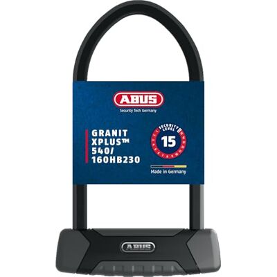 ABUS Zabezpečovací zařízení GRANIT XPlus 540 U-lock 160HB230, 230 mm + USH540 ABUS Zabezpečovací zařízení GRANIT XPlus 540 U-lock 160HB230, 230 mm + USH540