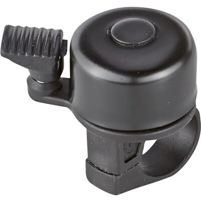 Prophete Mini zvonek na jízdní kolo černý s hliníkovým krytem kompaktní konstrukce jednoduchá montáž na řídítka Ø 30 mm výška 22 mm Prophete Mini zvonek na jízdní kolo černý s hliníkovým krytem kompaktní konstrukce jednoduchá montáž na řídítka Ø 30 mm výška 22 mm