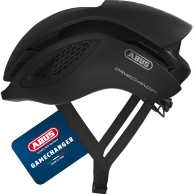 ABUS Unisex, cyklistická přilba, sametová černá, L (59 – 62 cm) Fahrradhelm mit aerodynamischen Gurtbändern, kühlendes Luftstrom-System, Brillenhalterung, Verstellsystem, Zopf-Öffnung ABUS Unisex, cyklistická přilba, sametová černá, L (59 – 62 cm) Fahrradhelm mit aerodynamischen Gurtbändern, kühlendes Luftstrom-System, Brillenhalterung, Verstellsystem, Zopf-Öffnung