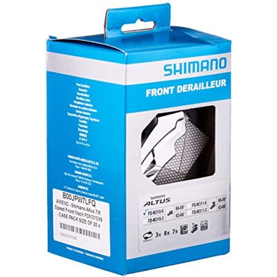 SHIMANO Altus Front Derailleur FD-M310 31.8/34.9mm 7/8S Black by SHIMANO Altus Front Derailleur FD-M310 31.8/34.9mm 7/8S Black by