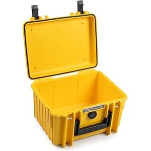 B&W Transportkoffer Outdoor 2000 (PP.66) Gelb – Leerkoffer – wasserdicht (IP67), staubdicht, schlagfest, extrem robust B&W Transportkoffer Outdoor 2000 (PP.66) Gelb – Leerkoffer – wasserdicht (IP67), staubdicht, schlagfest, extrem robust