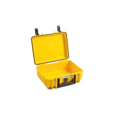 B&W Transportkoffer Outdoor 500 (PP.23) Gelb – Leerkoffer – wasserdicht (IP67), staubdicht, schlagfest, extrem robust B&W Transportkoffer Outdoor 500 (PP.23) Gelb – Leerkoffer – wasserdicht (IP67), staubdicht, schlagfest, extrem robust
