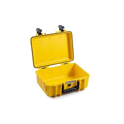 B&W Transportkoffer Outdoor 4000 (PP.166) Gelb – Leerkoffer – wasserdicht (IP67), staubdicht, schlagfest, extrem robust B&W Transportkoffer Outdoor 4000 (PP.166) Gelb – Leerkoffer – wasserdicht (IP67), staubdicht, schlagfest, extrem robust