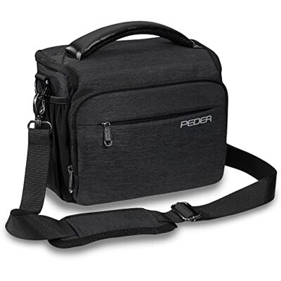 Pedea Taška na fotoaparát DSLR Noble Fotobrašna pro zrcadlovky s vodotěsnou ochranou proti dešti, popruh a přihrádkami na příslušenství, vel. XL antracit Pedea Taška na fotoaparát DSLR Noble Fotobrašna pro zrcadlovky s vodotěsnou ochranou proti dešti, popruh a přihrádkami na příslušenství, vel. XL antracit
