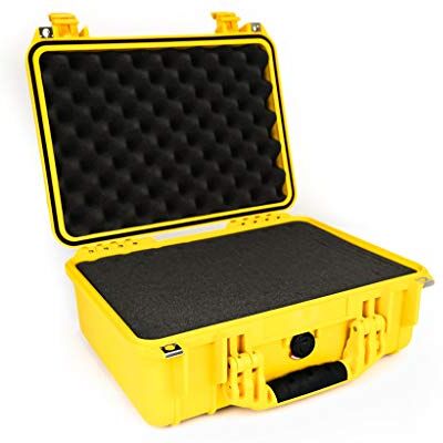 PELI 1450 nerozbitné pouzdro pro cenné vybavení, vodotěsné a prachotěsné krytí IP67, objem 15 l, s pěnovou vložkou (přizpůsobitelné), barva: žlutá PELI 1450 nerozbitné pouzdro pro cenné vybavení, vodotěsné a prachotěsné krytí IP67, objem 15 l, s pěnovou vložkou (přizpůsobitelné), barva: žlutá