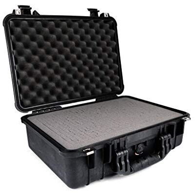 PELI 1500 vodotěsný kufr, stupeň krytí IP67, objem 19 l, s pěnovou vložkou (přizpůsobitelný), černý PELI 1500 vodotěsný kufr, stupeň krytí IP67, objem 19 l, s pěnovou vložkou (přizpůsobitelný), černý
