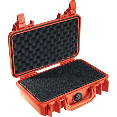 PELI Protector 1170 ochranný kufr pro bezpečnou přepravu vybavení fotoaparátu, vodotěsnost IP67, objem 3 l, s pěnovou vložkou (přizpůsobitelná), oranžový, Oranžová, S pěnou PELI Protector 1170 ochranný kufr pro bezpečnou přepravu vybavení fotoaparátu, vodotěsnost IP67, objem 3 l, s pěnovou vložkou (přizpůsobitelná), oranžový, Oranžová, S pěnou