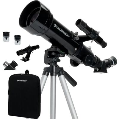 Celestron 21035 Travel Scope 70 Portable Refractor Telescope Kit with Backpack, černá Celestron 21035 Travel Scope 70 Portable Refractor Telescope Kit with Backpack, černá