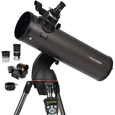 Celestron 31145 NexStar 130SLT Portable Computerised Newtonian Reflector Telescope, Grey Celestron 31145 NexStar 130SLT Portable Computerised Newtonian Reflector Telescope, Grey
