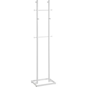 HAKU Stojan na šaty bílý, kovový stojan na plášť rozměry: Š 45 x V 175 x H 34 cm, styl: Moderní HAKU Stojan na šaty bílý, kovový stojan na plášť rozměry: Š 45 x V 175 x H 34 cm, styl: Moderní