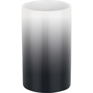 Spirella Tube Zahnputzbecher Grau/Weiß, Black Spirella Tube Zahnputzbecher Grau/Weiß, Black
