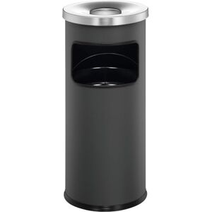Durable Odpadkový koš Safe s popelníkem a hasicí hlavou plamene, kulatý, antracitový, 333258, 17 litrů Durable Odpadkový koš Safe s popelníkem a hasicí hlavou plamene, kulatý, antracitový, 333258, 17 litrů