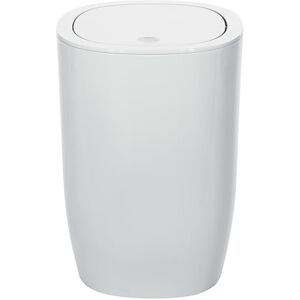 Spirella Design Kosmetický koš Pure nášlapný koš koš s výklopným víkem Nádoba na odpadky s výklopným víkem 5 litrů (Ø x V): 17 x 25 cm bílý Spirella Design Kosmetický koš Pure nášlapný koš koš s výklopným víkem Nádoba na odpadky s výklopným víkem 5 litrů (Ø x V): 17 x 25 cm bílý