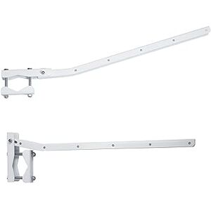 Sauvic 89415 stojan na zábradlí, bílý, přizpůsobivý a skládací 63 cm. Sauvic 89415 stojan na zábradlí, bílý, přizpůsobivý a skládací 63 cm.