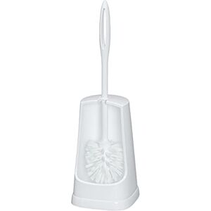 Wenko WC souprava Simple, WC štětka s držákem, z plastu, WC štětka s bílou hlavou štětky, 12 x 40,5 x 12 cm, bílá Wenko WC souprava Simple, WC štětka s držákem, z plastu, WC štětka s bílou hlavou štětky, 12 x 40,5 x 12 cm, bílá