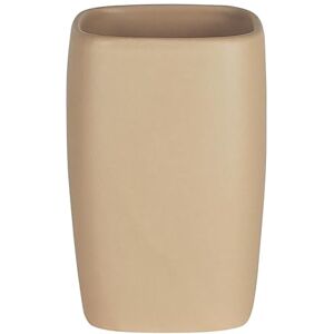 Spirella Pohárek na zubní kartáček Držák na zubní kartáček Retro 7x11 cm béžový matný Spirella Pohárek na zubní kartáček Držák na zubní kartáček Retro 7x11 cm béžový matný