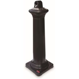 Rubbermaid Commercial Products GroundsKeeper Tuscan Ash Bin Black Rubbermaid Commercial Products GroundsKeeper Tuscan Ash Bin Black