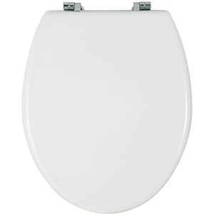 Wenko WC sedátko Bali bílé WC sedátko z nerezové oceli, MDF, 35 x 42 cm, bílé Wenko WC sedátko Bali bílé WC sedátko z nerezové oceli, MDF, 35 x 42 cm, bílé