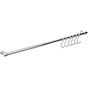 Metaltex 350305010 Lonardo reliéfní lišta 58 cm, se 6 háčky pochromované Metaltex 350305010 Lonardo reliéfní lišta 58 cm, se 6 háčky pochromované