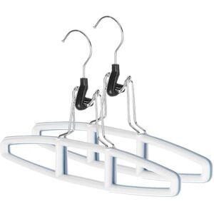 Whitmor Sure-Grip Hanger Collection Kleiderbügel, Weiß, 2 Stück Whitmor Sure-Grip Hanger Collection Kleiderbügel, Weiß, 2 Stück