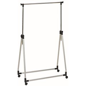 HAKU Möbel Věšák na kolečkách hliník, ocel rozměry: š 89 cm x v 100-165 cm x h 47 cm, styl: moderní HAKU Möbel Věšák na kolečkách hliník, ocel rozměry: š 89 cm x v 100-165 cm x h 47 cm, styl: moderní