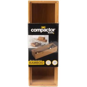 Compactor Rangement & Cie – organizér z přírodní kolekce Osaka velikost M z ekologického bambusu 22,5 x 7,5 x 6,5 cm – uložení do koupelny, zásuvky, kuchyně nebo kanceláře – přírodní design Compactor Rangement & Cie – organizér z přírodní kolekce Osaka velikost M z ekologického bambusu 22,5 x 7,5 x 6,5 cm – uložení do koupelny, zásuvky, kuchyně nebo kanceláře – přírodní design