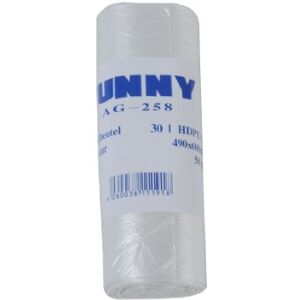 Funny HDPE Müllbeutel, 490 x 600 mm, transparent, circa 30 L, für leichte Abfälle, 40er Pack (40 x 50 Stück) Funny HDPE Müllbeutel, 490 x 600 mm, transparent, circa 30 L, für leichte Abfälle, 40er Pack (40 x 50 Stück)