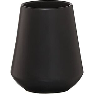 Sealskin Pohárek Conical pohár, pohárek na čištění zubů z porcelánu, barva: Černá Sealskin Pohárek Conical pohár, pohárek na čištění zubů z porcelánu, barva: Černá