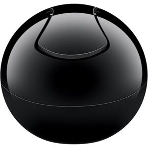Spirella 10.15139 Kosmetický kbelík 1 litr Odpadkový koš Koš s výklopným víkem odpadkový koš na stůl Bowl černý Spirella 10.15139 Kosmetický kbelík 1 litr Odpadkový koš Koš s výklopným víkem odpadkový koš na stůl Bowl černý