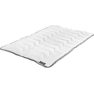 Badenia Trendline Basic prošívaná přikrývka pro 4 roky. Lze prát s potahem z kvalitní bavlněné směsové tkaniny pro zotavující spánek, Made in Germany, 155 x 220 cm bílá, certifikace Öko-Tex Badenia Trendline Basic prošívaná přikrývka pro 4 roky. Lze prát s potahem z kvalitní bavlněné směsové tkaniny pro zotavující spánek, Made in Germany, 155 x 220 cm bílá, certifikace Öko-Tex