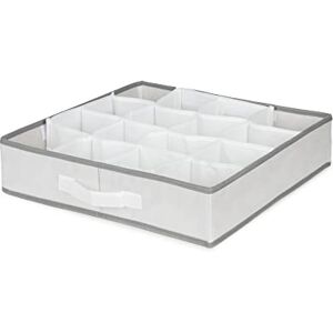 Compactor LIFE organizér zásuvek M bílý, 40 x 40 x 9 cm, netkaný 75G, s úchyty a víkem PEVA Compactor LIFE organizér zásuvek M bílý, 40 x 40 x 9 cm, netkaný 75G, s úchyty a víkem PEVA