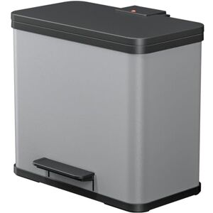 Hailo Öko trio Plus L, odlučovač odpadu, 3x9 litrů, 3 samostatně vyjímatelné vnitřní přihrádky, tlumení víka (Soft Close), stříbro, vyrobené v Německu, 0633-220 Hailo Öko trio Plus L, odlučovač odpadu, 3x9 litrů, 3 samostatně vyjímatelné vnitřní přihrádky, tlumení víka (Soft Close), stříbro, vyrobené v Německu, 0633-220