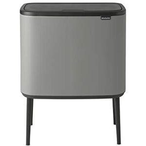 Brabantia 127229 Odpadkový koš Bo Touch Bin, 3 x 11 l, šedý minerální beton Brabantia 127229 Odpadkový koš Bo Touch Bin, 3 x 11 l, šedý minerální beton