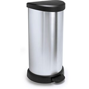 Curver 184106 šlapací kleště, 40 l, polypropylen, kovový efekt, 30 x 34,9 x 69,7 cm Curver 184106 šlapací kleště, 40 l, polypropylen, kovový efekt, 30 x 34,9 x 69,7 cm