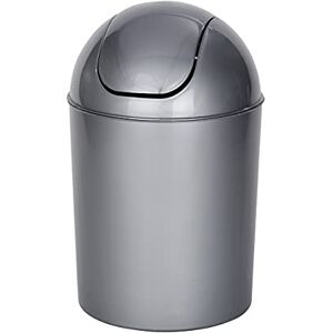 Wenko Koš s výklopným víkem Economic šedý objem: 6 l, polypropylen, 20 x 30 x 20 cm, šedý Wenko Koš s výklopným víkem Economic šedý objem: 6 l, polypropylen, 20 x 30 x 20 cm, šedý