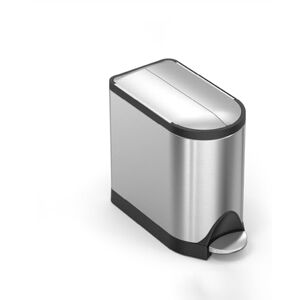 simplehuman CW1899 10 litrů, motýl nášlapný koš, malý odpadkový koš, koupelna, kancelář, ložnice, kartáčovaná ocel, záruka 10 let simplehuman CW1899 10 litrů, motýl nášlapný koš, malý odpadkový koš, koupelna, kancelář, ložnice, kartáčovaná ocel, záruka 10 let